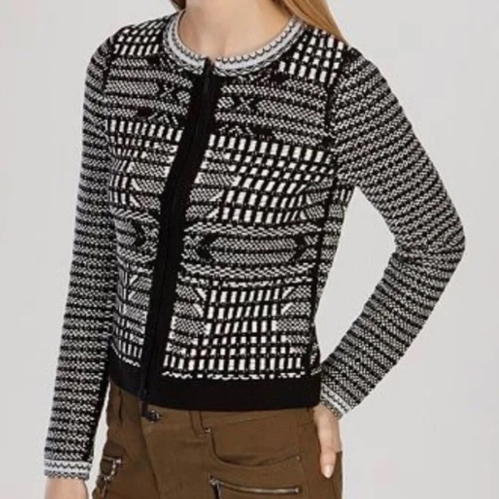 Karen Millen Zip Up Cardigan